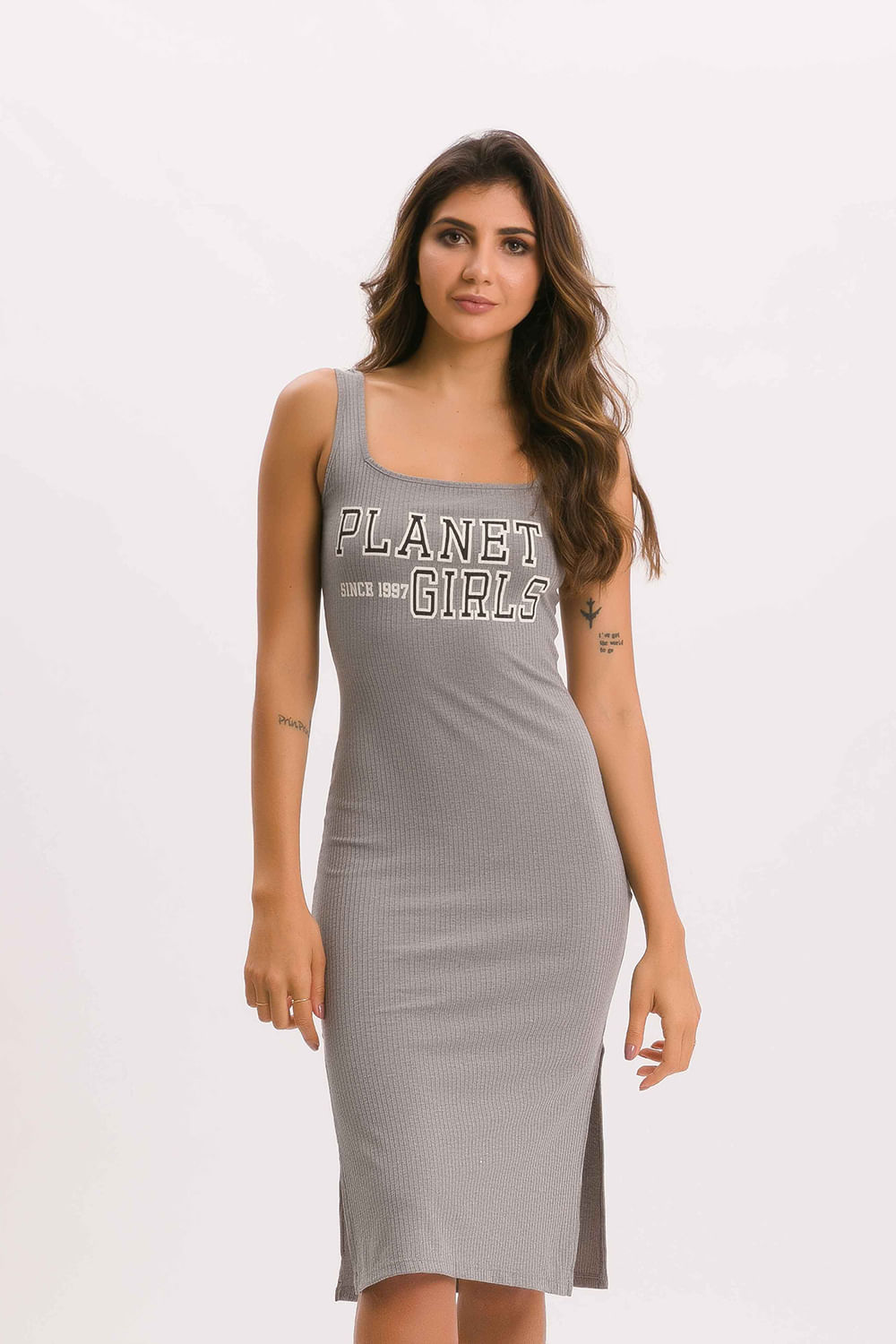 vestido longo planet girl