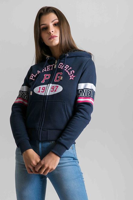 jaqueta dupla face feminina planet girl