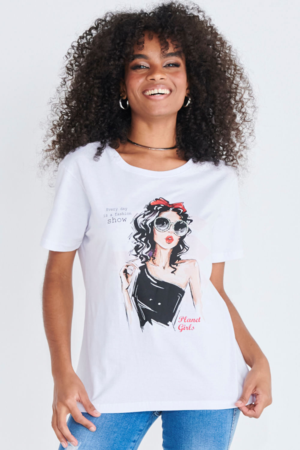 Camiseta Feminina T-shirt Algodão Confortável Estilosa
