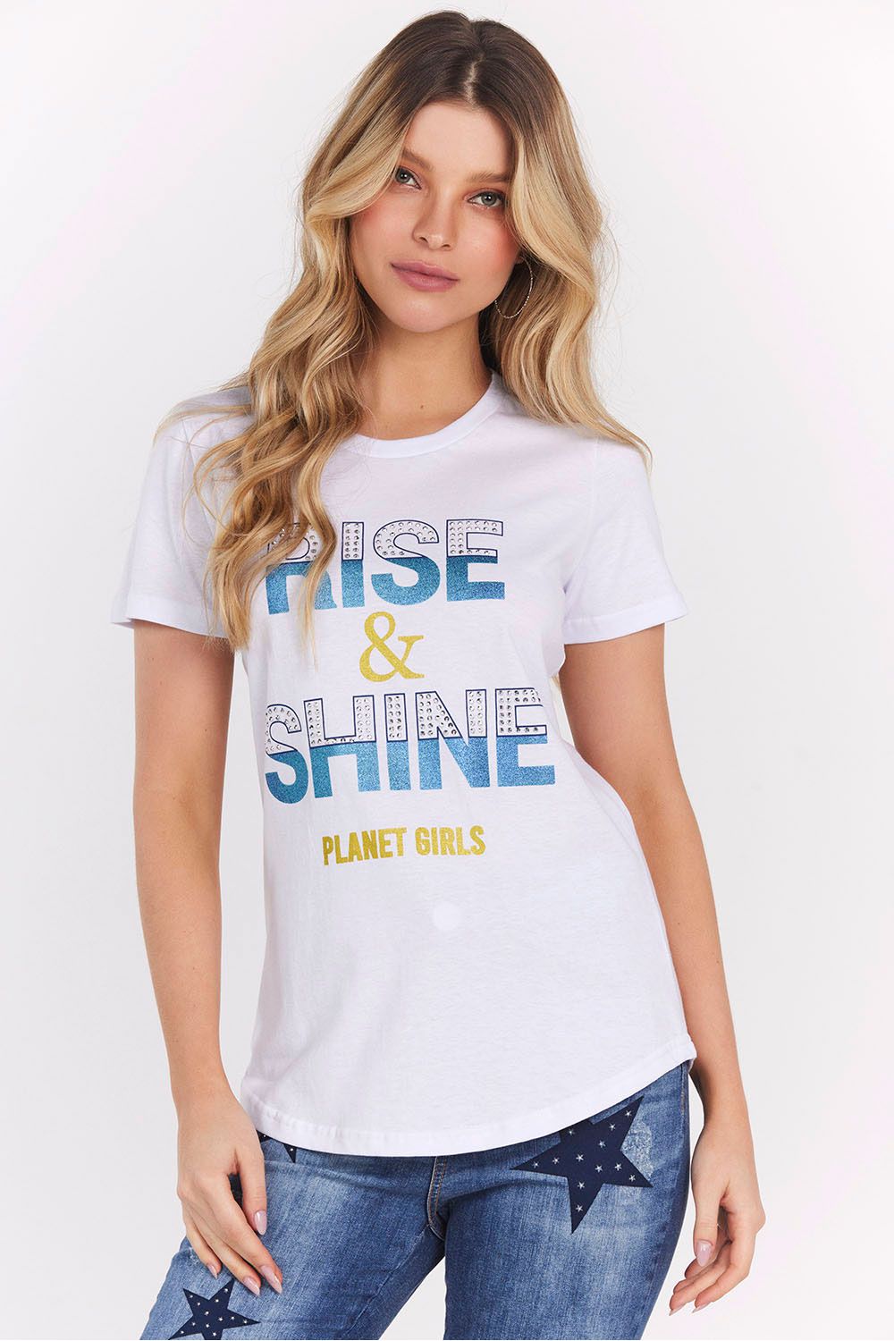 Camiseta Feminina Malha Básica Dreams Planet Girls - Planet Girls