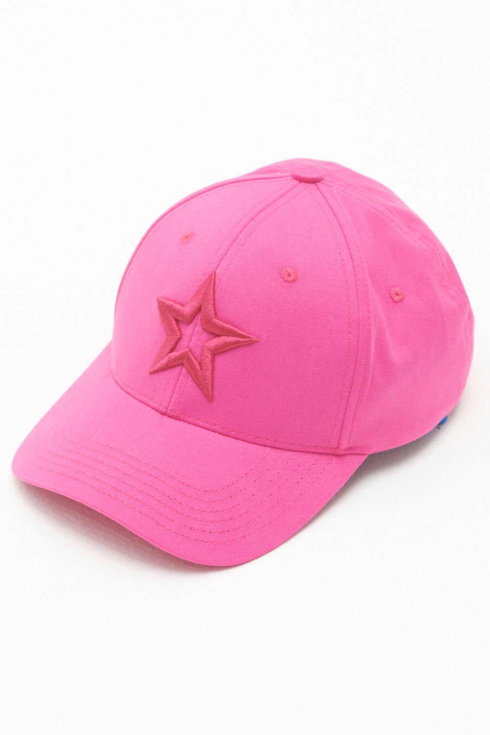 Boné Bordado Estrela Vazada Planet Girls Rosa Escuro 2