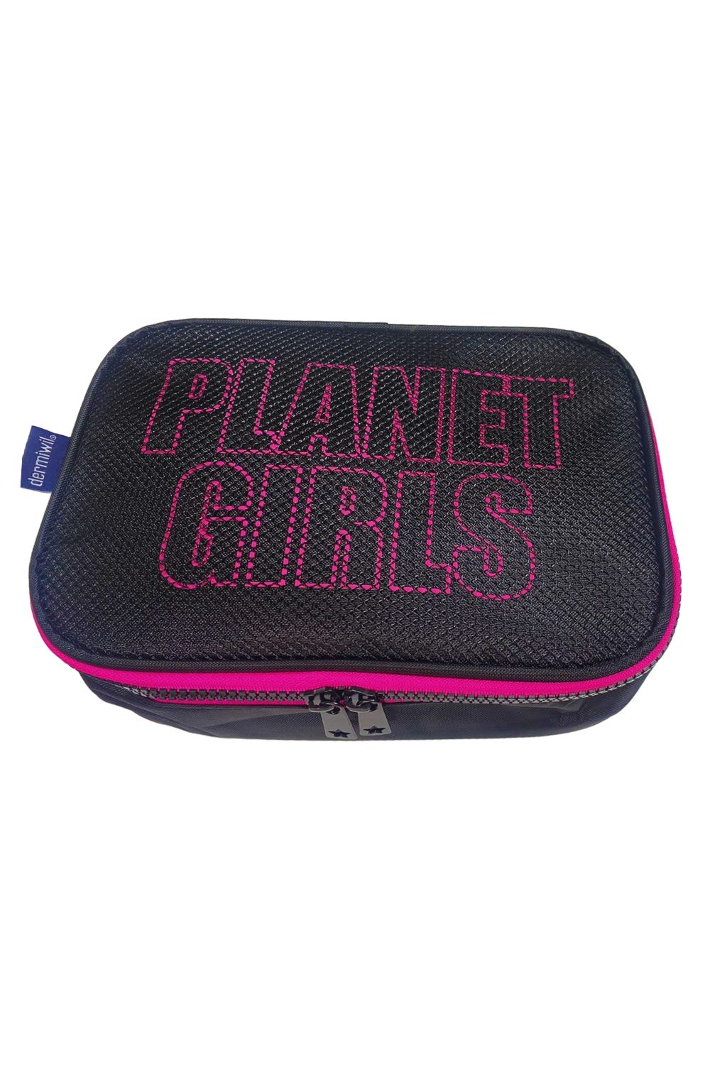Estojo Necessaire Feminino Dual Color Planet Girls Preto 4