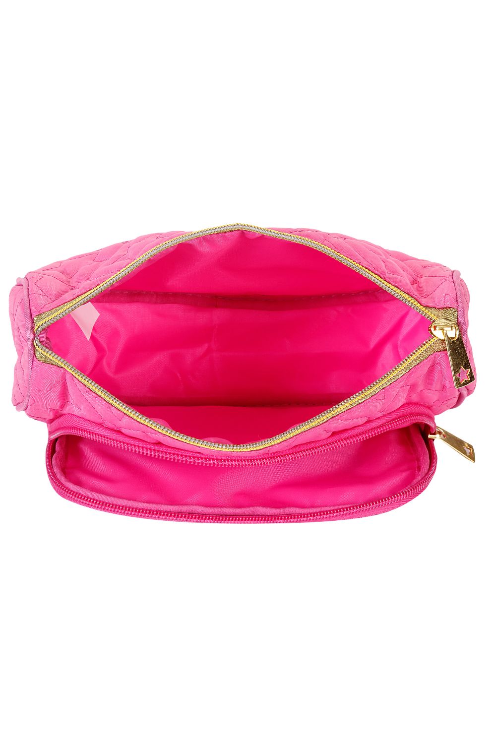 Estojo Feminino Matelassê Com Divisória Planet Girls Rosa Médio 4