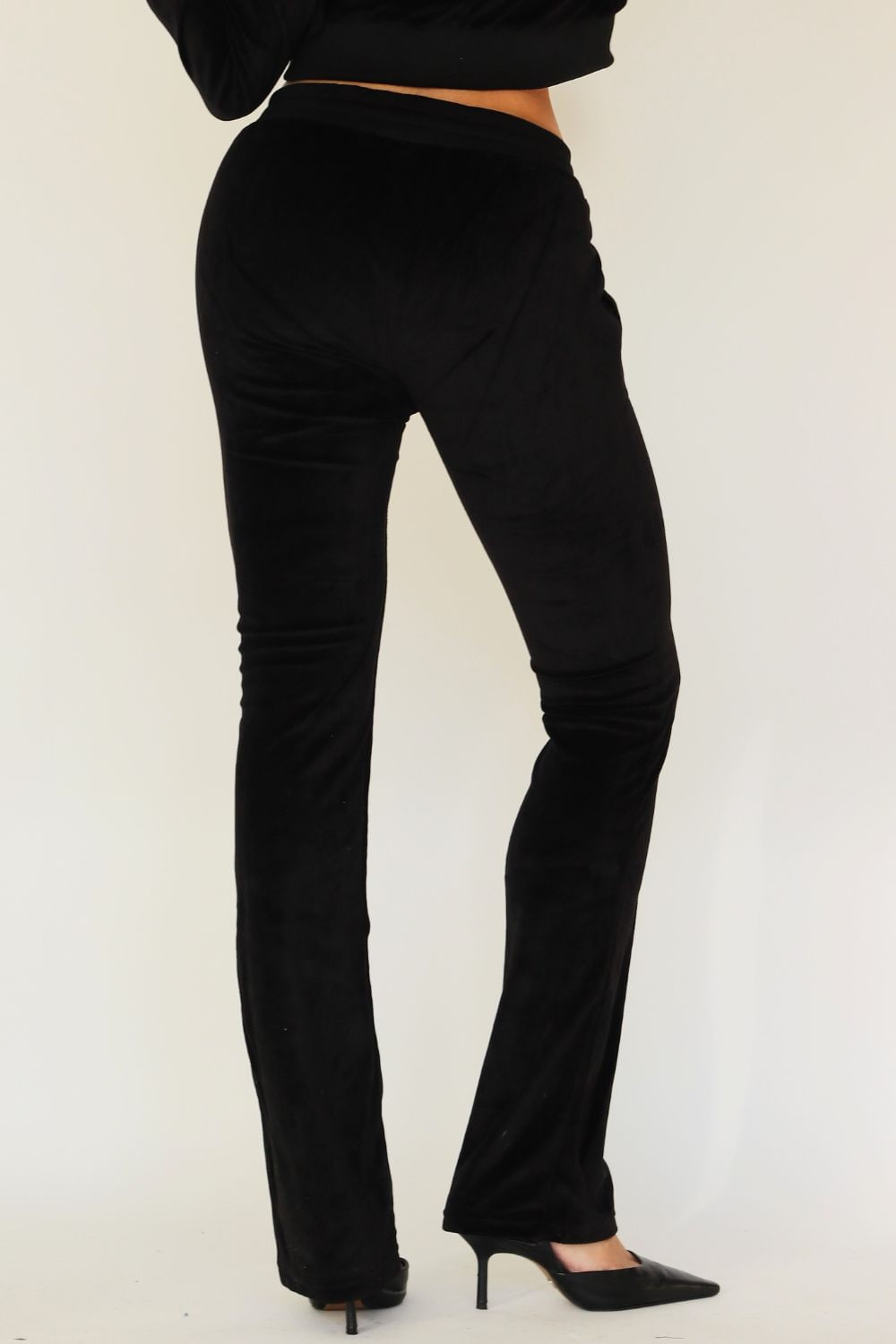 Conjunto Blusa e Calça Moletom Feminino Planet Girls Preto 4