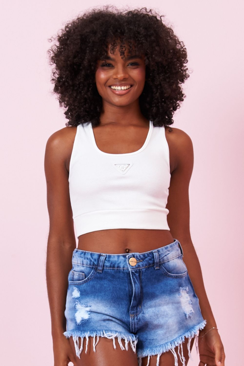 Top Cropped Alcinhas Girl Boss Planet Girls - Planet Girls