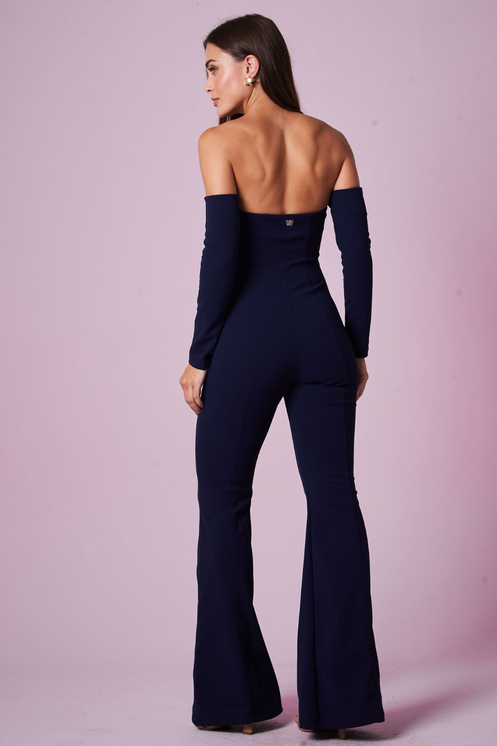 Macacão Fit Crepe Dri Planet Girls Azul Escuro 2