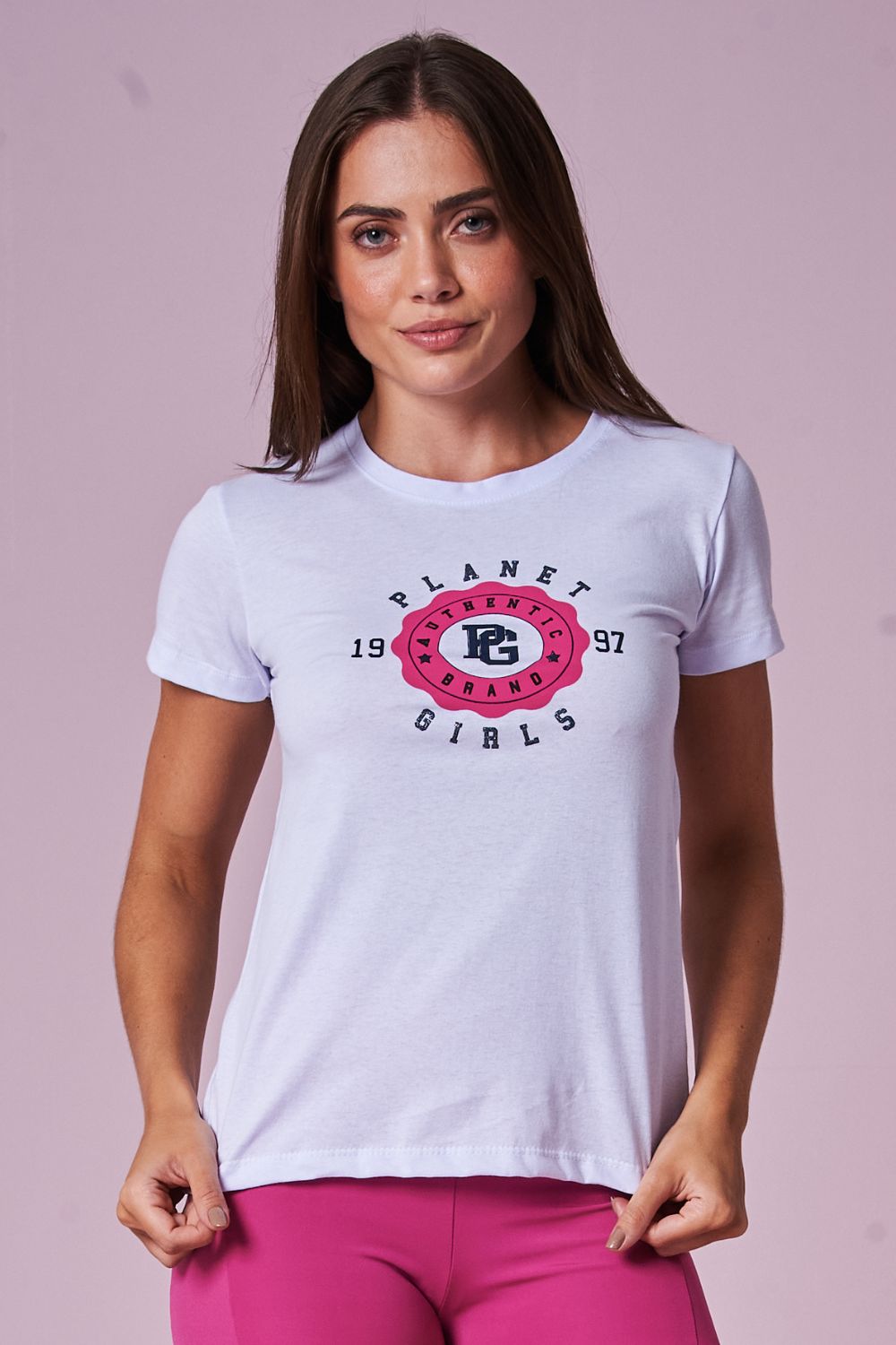 Camiseta Feminina Brand 1997 Planet Girls Branco