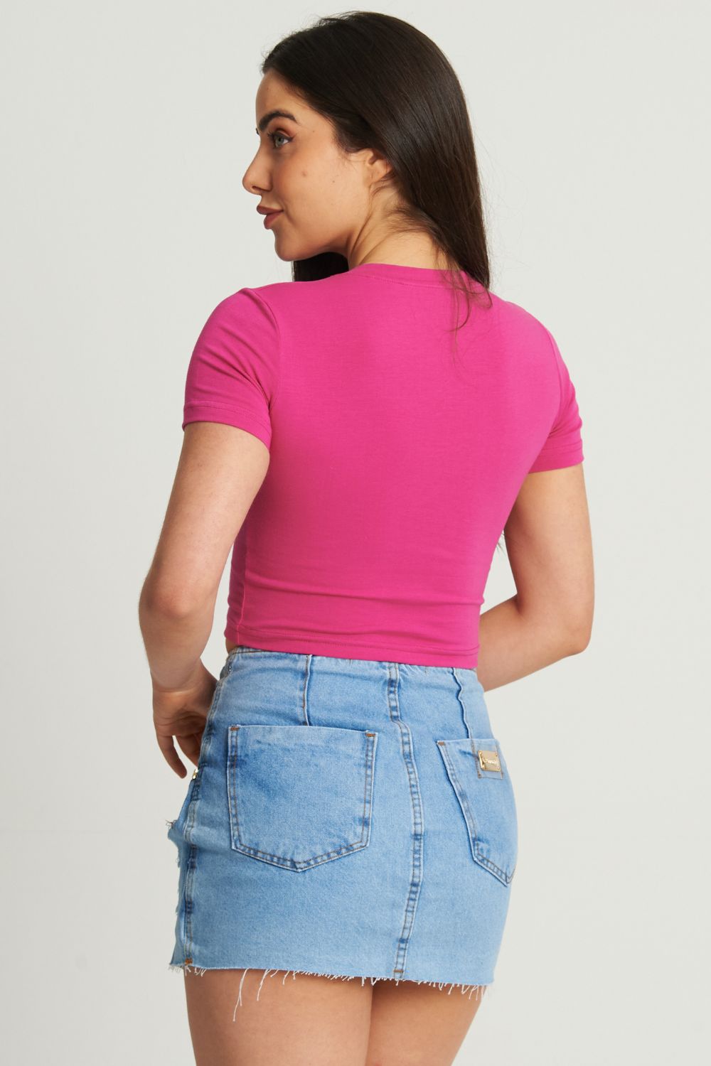 Cropped Feminino Logo Star Planet Girls Rosa 2
