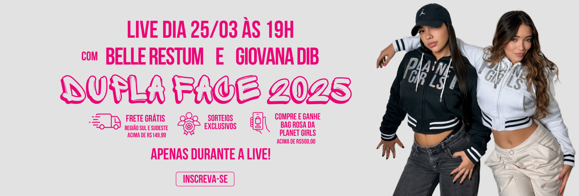 Liveshop - Dupla Face | Desktop - 1920x650