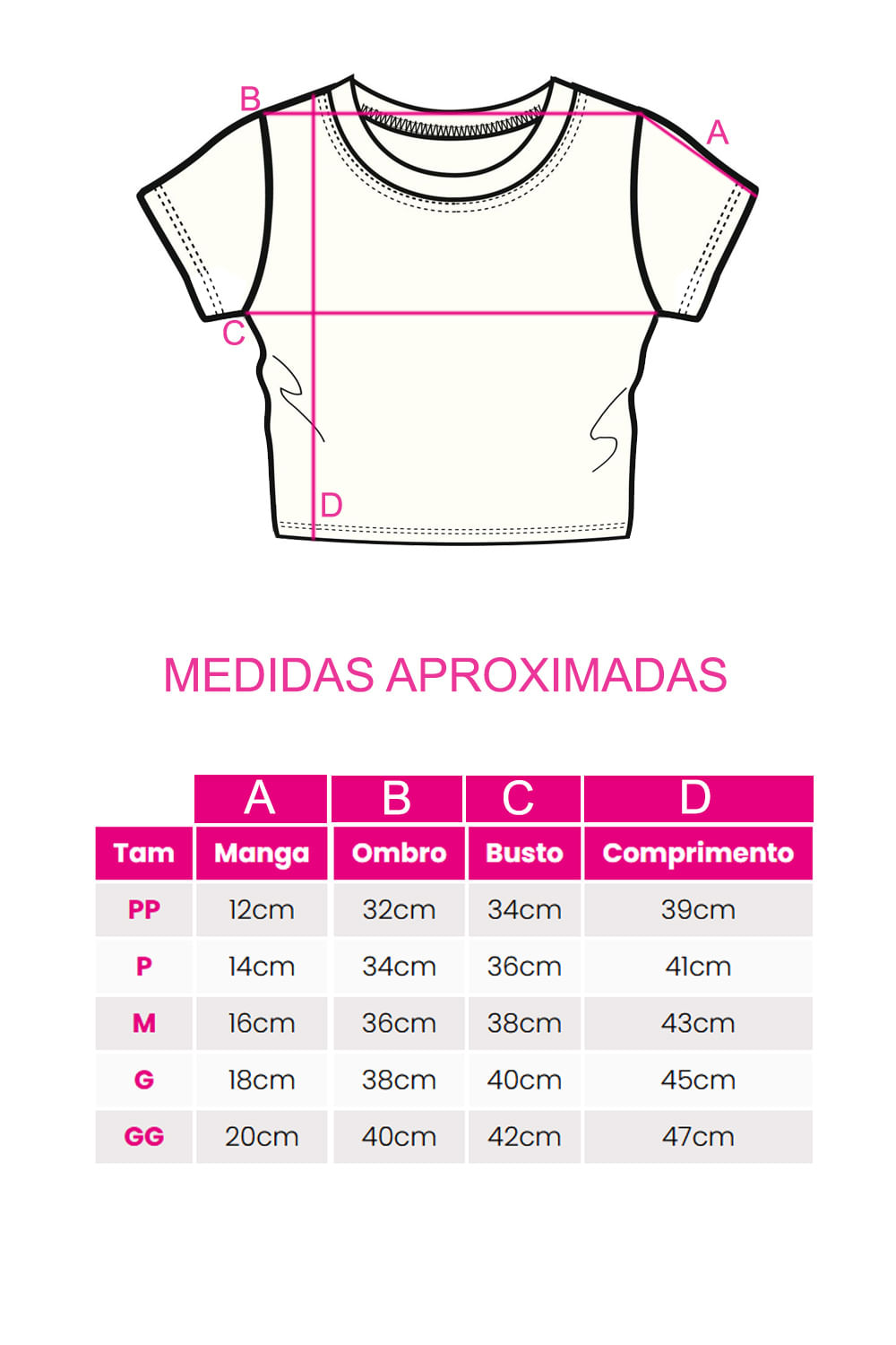 Cropped Feminino Logo Star Planet Girls Rosa 6