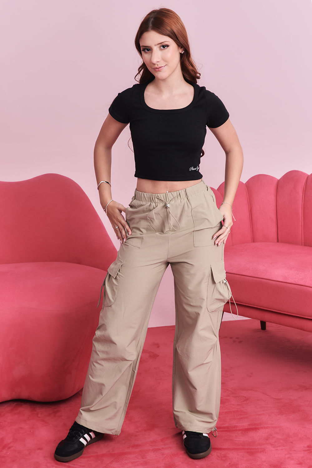 Baby Look Cropped Canelado Planet Girls Preto 4
