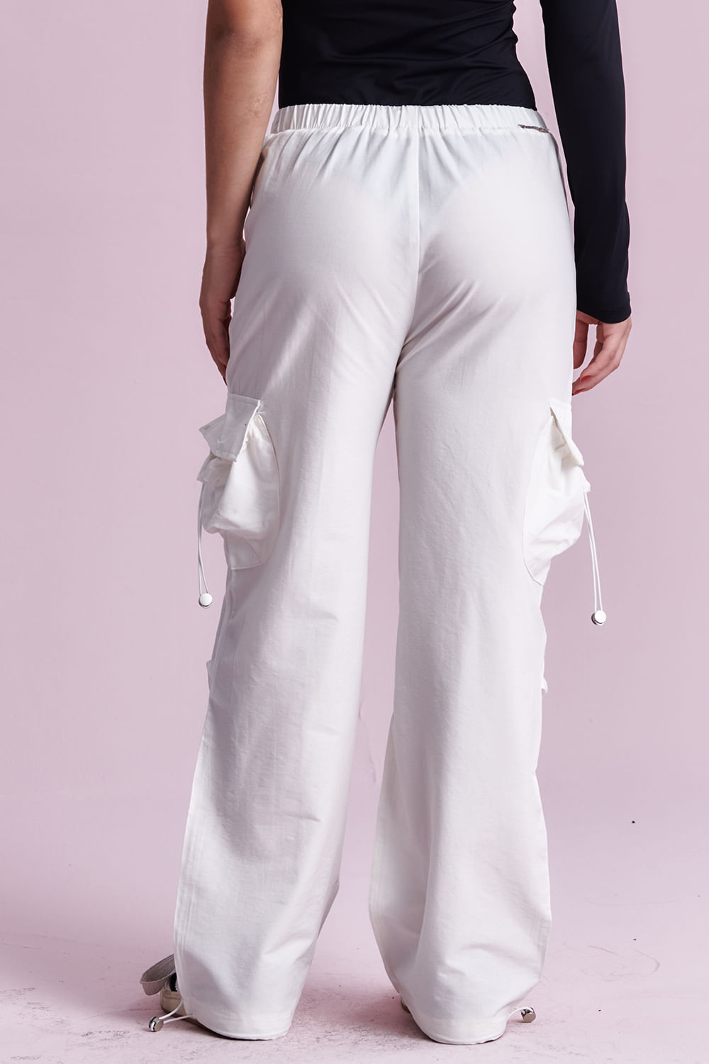 Calça Feminina Jogger Bolso Lateral Planet Girls Off White 4