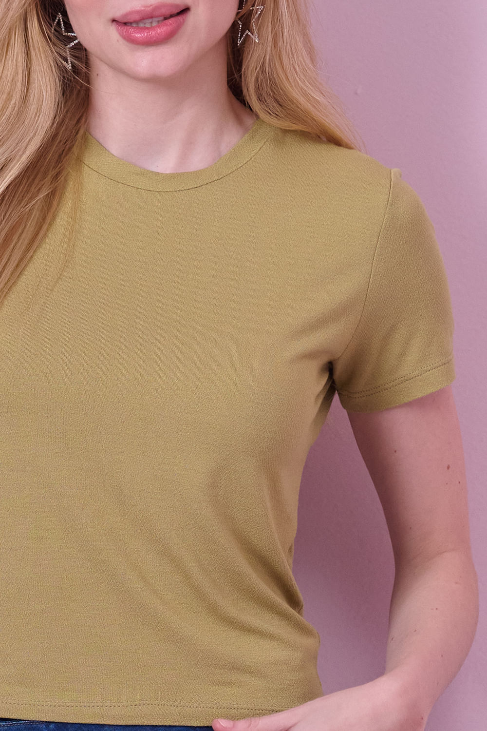Baby Look Levity Planet Girls Verde Médio 4