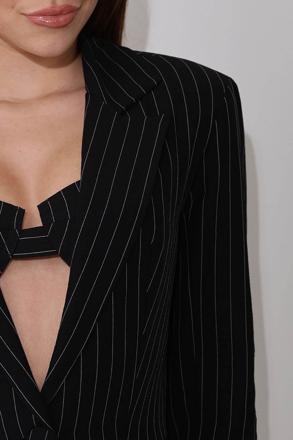 Blazer Feminino Risca de Giz Girl Boss Planet Girls Preto 4