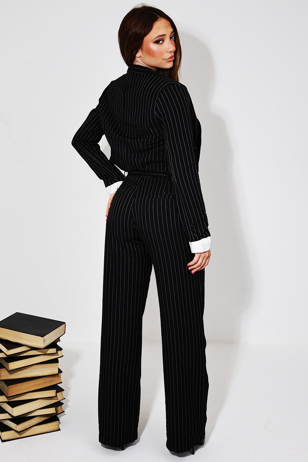 Blazer Cropped Feminino Girl Boss Planet Girls Preto 5