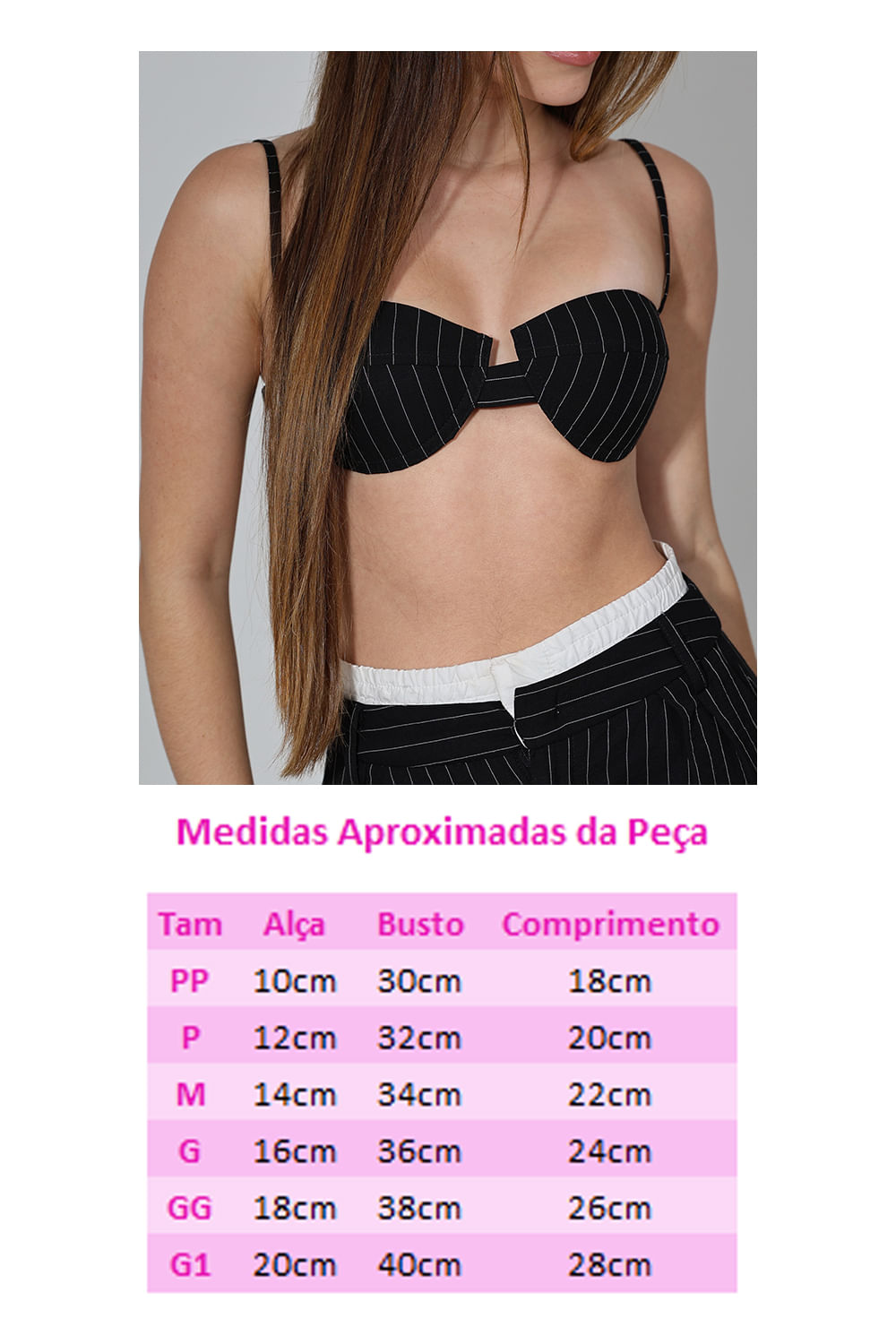 Top Risca de Giz Girl Boss Planet Girls Preto 6