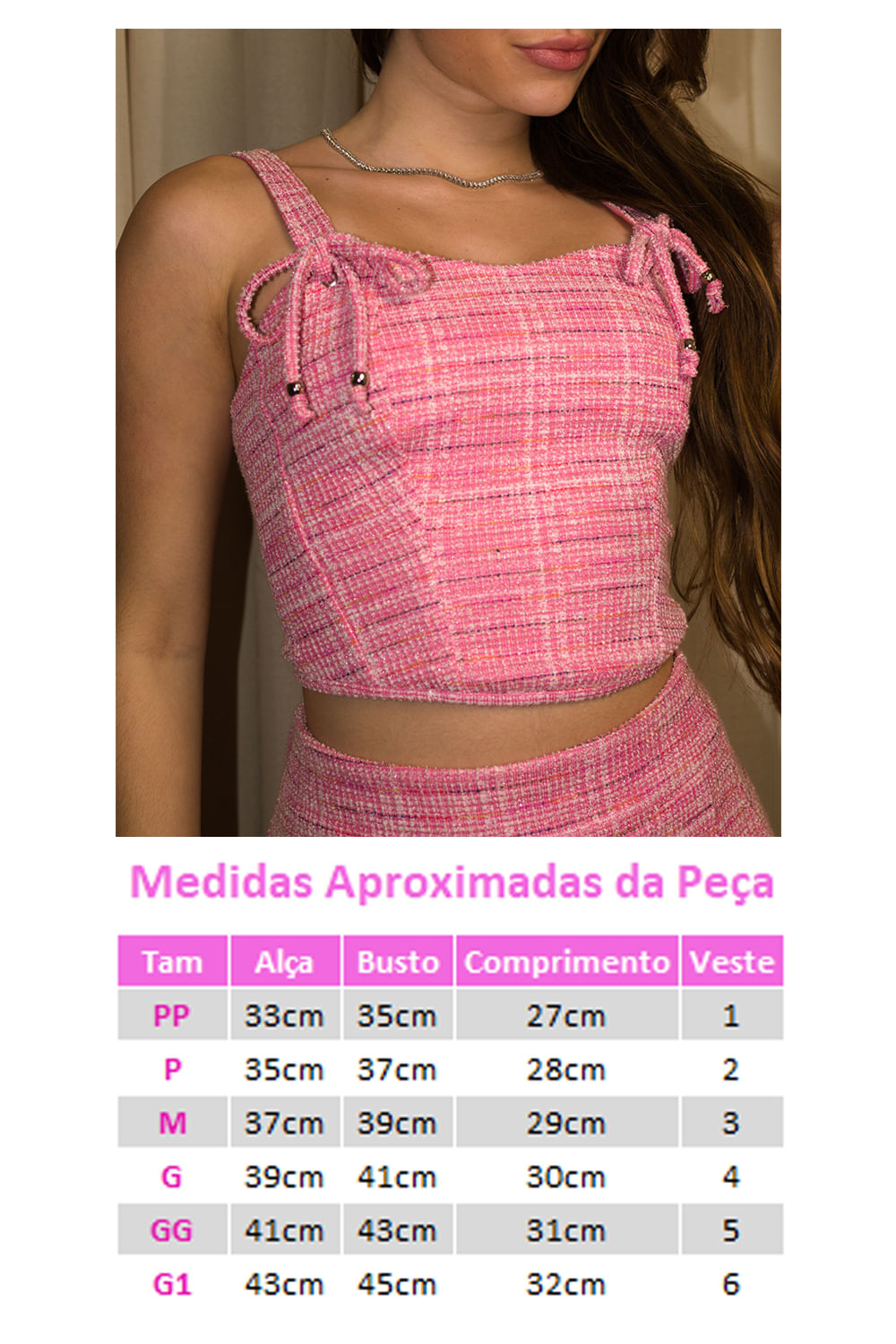Top Cropped Alcinhas Girl Boss  Planet Girls Rosa 6