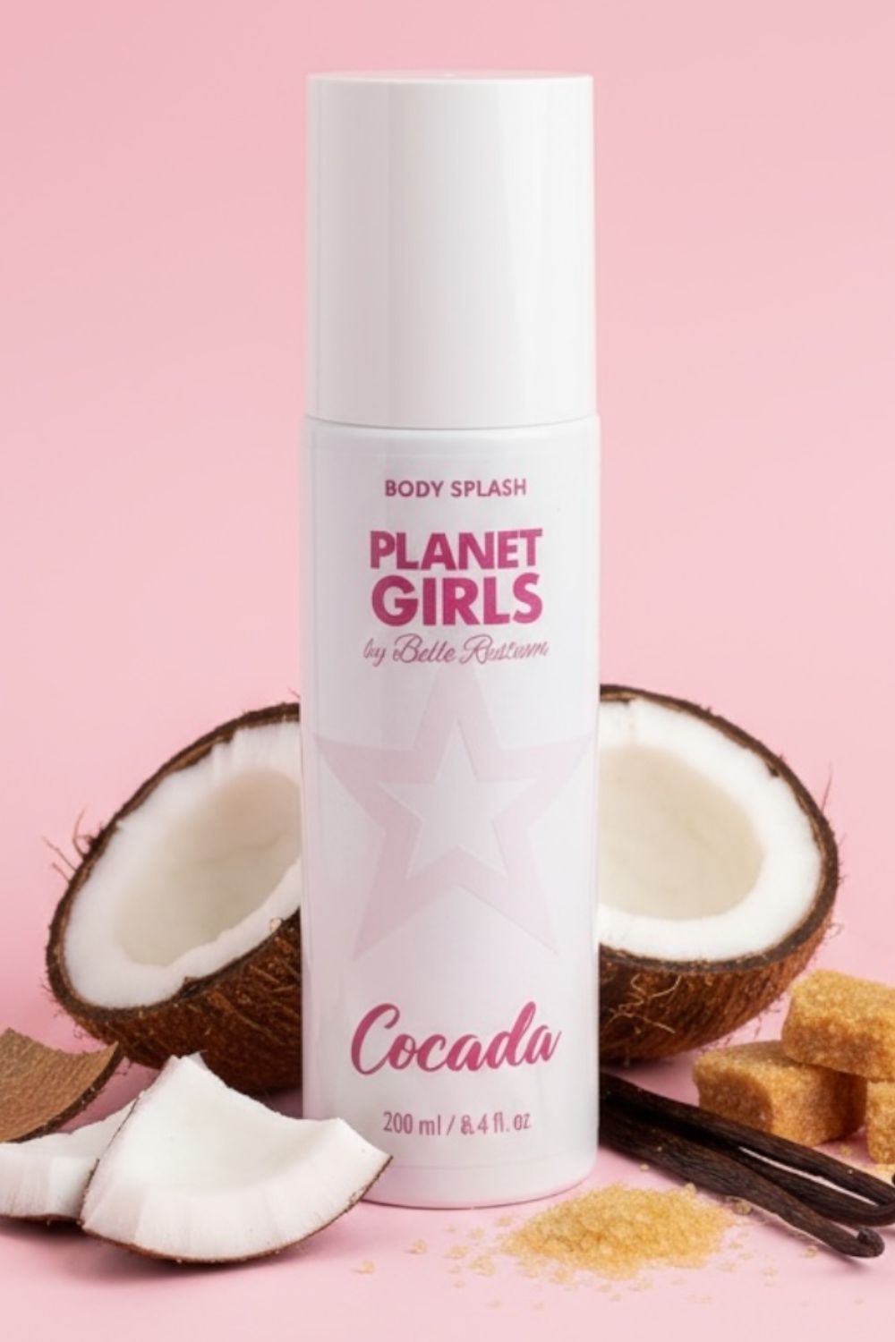 Body Splash Doce de Cocada Planet Girls Branco