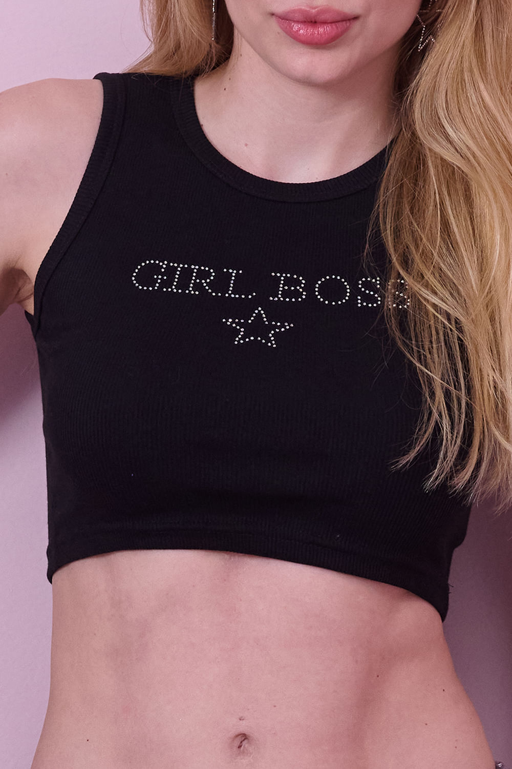 Regata Girl Boss Canelada Planet Girls Preto 2