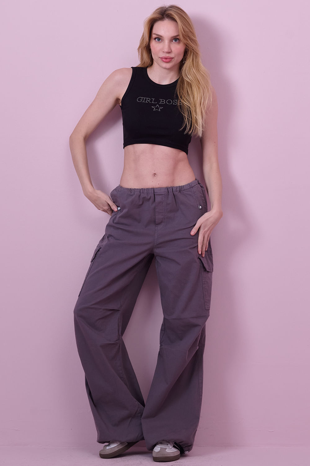Regata Girl Boss Canelada Planet Girls Preto 4