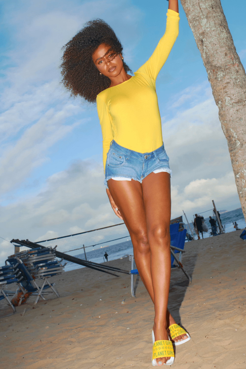 Short Feminino Planet Girls Jeans Medio 2